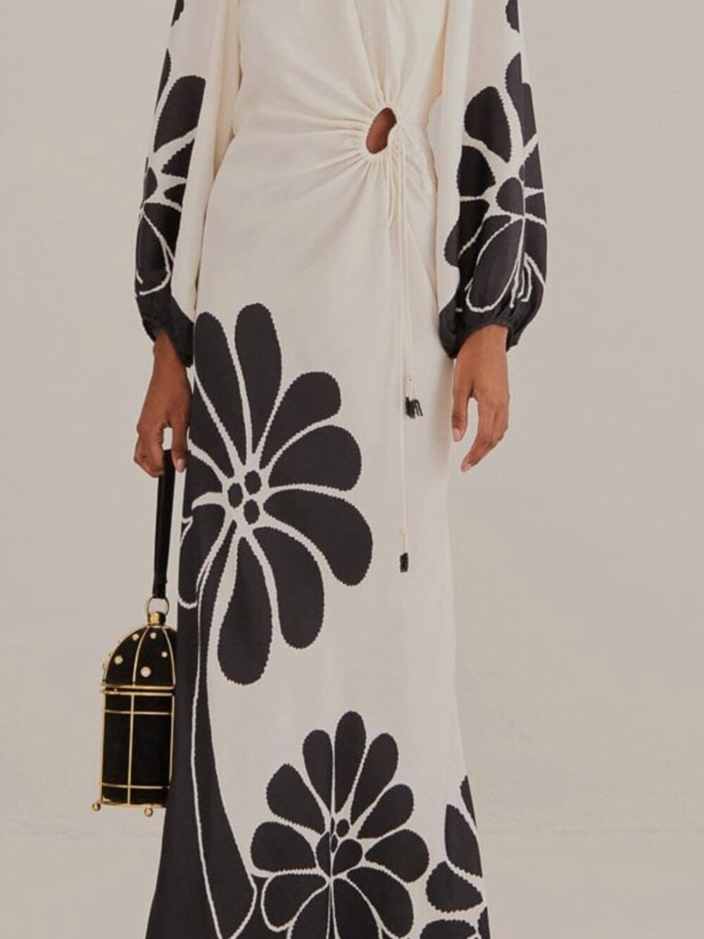 FARM Rio Palermo Cut-out Maxi Dress.  Size M - Picture 2 of 12